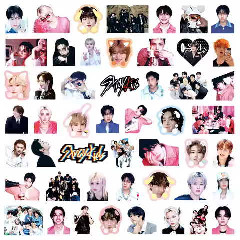 80pcs Stray Kids New Album DO IT Photo Stickers Kpop SKZOO FELIX BangChan Star Phone Case Handbag De