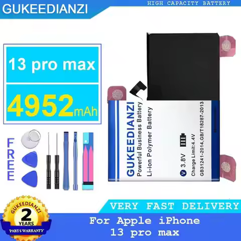 High Capacity 4952mAh For Apple iPhone 13 Pro Max High Performance Mobile Phone Battery