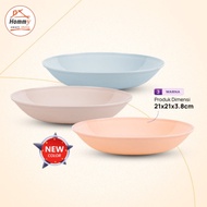 Hommy Imelda Plastic Plate | Imelda Plate | 8.5 Inch Plastic Round Dinner Plate 3501