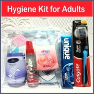 Personal Hygiene & Protection Kit for Adults, Hygiene Kit for Adults, Personal Hygiene Kit for Ad