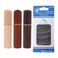(cafein.home) Thread Needle With Storage Box Sewing Convenient Easy To Use