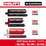 Hilti HIT-HY 200-R V3 / HIT-RE 500 V4 / HIT-RE 100 Epoxy Anchor [ RE500 / RE100 / HY200 ]