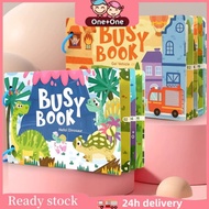 Kids Velcro Activity Book 10 Pages Quiet Busy Book Kids Montessorri Activity Book