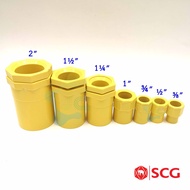 SCG Box Connector Yellow PVC For Wire Conduit (10 Pieces/Pack)