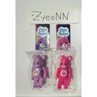 Zyeonn Bearbrick Series	43 Pink and Purple Care Bear Bearbrick Variant Set Pair