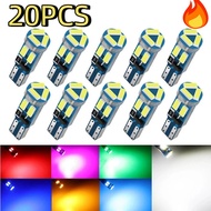 5/10/20pcs T5 Led W3W W1.2W 17 37 73 74 LED Lamp Car Dashboard Instrument Light Bulbs Auto White Blu