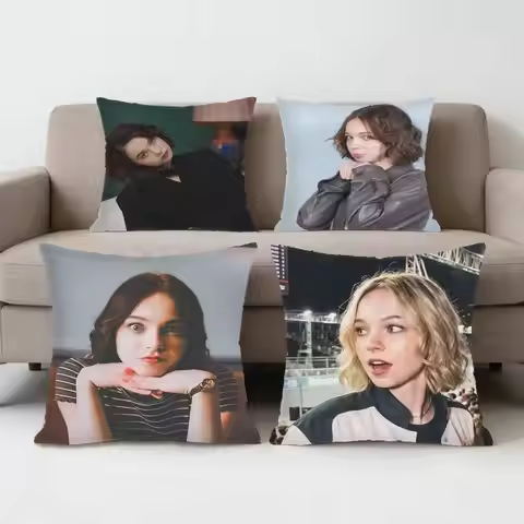 Emma Myers Pillow Case Sofa Living Room Bedroom Headboard Backrest Cushion Square Cushion Nap Time