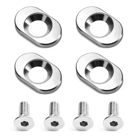 4PCS Upgrades Aluminum Alloy 7075-T6 Fixing Motor Base Reinforcement for TRAXS 1/8 4WD Sledge Monste