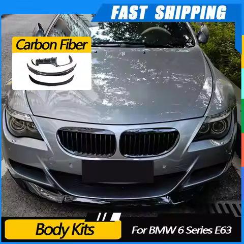 JMCARCOOL Rear Bumper Diffuser Front Lip Rear Trunk Spoiler Wing for BMW 6 Series E63 E64 M6 2006-20