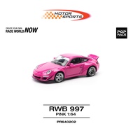 PopRace 1/64 RWB Porsche 911 (997) Pink 1:64 Pop Race