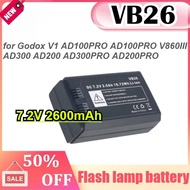For Godox VB26 V1 AD100PRO AD100 PRO V860III WB29 AD300 AD200 AD300Pro AD200pro Photographic Flash L