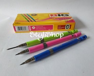 (Isi 12) Pensil Mekanik Big 2.0mm MP-116 isi Pensil 2B Tebal dengan Rautan