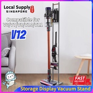 Storage Rack Stand Holder For Dyson V12 Vacuum Cleaner Display Stand, No Drill Compatible with Dyson V12 V11 V10 Series