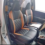 sarung jok mobil calya-sigra full set 3 baris jok depan sampai belakang bahan kulit sintetis tebal