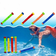 【ELAND sports】วงแหวนดำน้ำของเล่นดำน้ำว่ายน้ำสำหรับเด็ก3/4/5ชิ้น,ทุ่นน้ำสีพืชหญ้าน้ำการฝึกกีฬาเกมของเล่นในสระว่ายน้ำจม