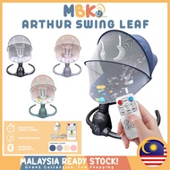 JOLLYGEAR ARTHUR VERSION 2 Baby Auto Swing Leaf Bouncer Mosquito Net Tent Automatic Remote Rocker Buaian Bayi Buai