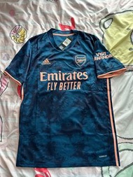 Adidas 2020-2021 Arsenal Aubameyang away jersey Size L 阿仙奴奧巴美揚球衣