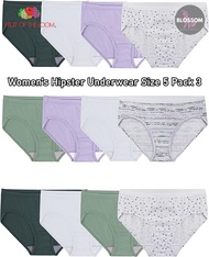 Fruit of the Loom - Womens Hipster Underwear กางเกงชั้นในทรงฮิปสเตอร์สำหรับผู้หญิง