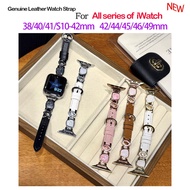 Queen West Love Heart Butterfly Leather watch strap compatible for iWatch Ultra3/2 S11/S10 se3/2 49/