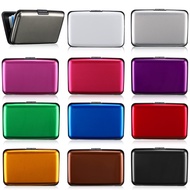 12 Pcs RFID Blocking Credit Cards Holder Mini Slim Aluminum Wallet Metal Business Card Case Credit C