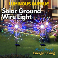Luminous Avenue 120LED Solar 2/8 Modes Colorful Outdoor String Solar Powered Garden Lights Fireworks