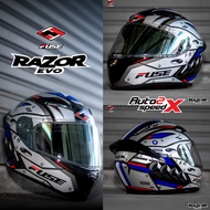 หมวกกันน็อค FUSE RAZOR EVO / RAZOR SP ใส่สบาย น้ำหนักเบา ลายใหม่ล่าสุด 2025