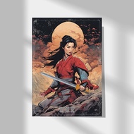 ️ Mulan Poster | Comic Poster - Wall Decal - Wall Photo