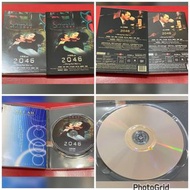 2046 早期紙套舊版DVD  梁朝偉章子怡鞏利木村拓哉劉嘉玲 (有外紙套 )