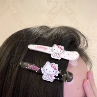 Cute hello kitty Hair Clip Sweet Cartoon Super Fairy Girl Duckbill Clip ins Style Side Bangs Clip Z6