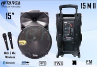 Speaker aktif portable targa 15 inch 15m bluetooth 15 m portabel aktiv