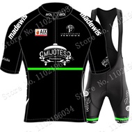 2025 Style AVC AIX-EN-PROVENCE 2023 Team Cycling Jersey Set Short Sleeve Black Clothing