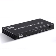 8K HDMI Switch 4x1 4 in 1 Out Display with IR Remote Video Switcher Selector Box 8K@60Hz 4K@120Hz 2K