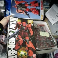 紅 Bandai MG 尊尼 JOHNNY RIDDEN MS-06R-2 Zaku II 高達模型