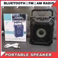 Portable speaker | FM AM Radio | Bluetooth speaker flashlight