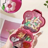 3 Colors Portable Dopamine-Style Small Storage Box - Colorful Floral Design, Versatile Travel Storag