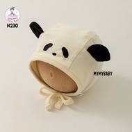 MyMy BaBy Panda String Hat for Babies 3-24 Months, BaBy Boy Hat, Newborn Hat