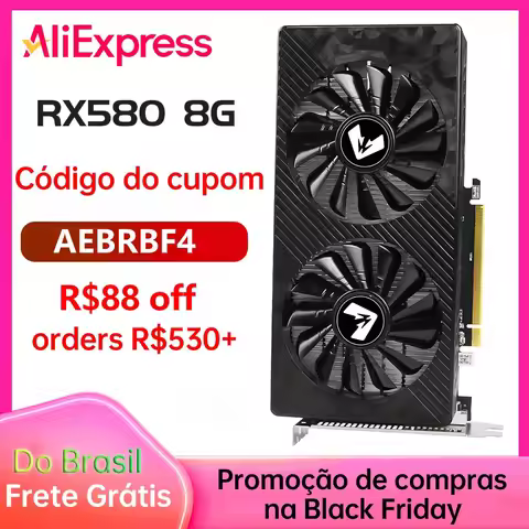 MAXSUN Graphics Card AMD RX580 8GB GDDR5 256Bit 2048SP HDMI+DP+DVI Gaming Video Cards Desktop Comput