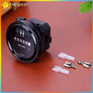 ❉THEBEST❉ Engine Hour Meter Round Machinery Timer High Precision Quartz Timer Hourmeter 6V-80V Hour 