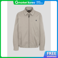 Beanpole Mens Heritage Club Cotton Drizzler Beige Bomber Jacket Mens Blouson Bc6239C1...