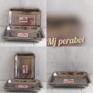 6Pcs Nampan Stainless - Nampan Stainless Tebal - Nampan Stainless Segi Empat