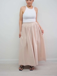 Nikocia [Rowan] Maxi Flowy Linen Skirt