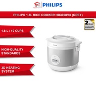 Philips 1.8L Rice Cooker HD3008/30 (Grey)