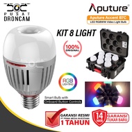 Aputure Accent B7C RGBWW LED 8-Light Kit with Charging Case Original