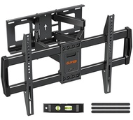 ELIVED TV Wall Mount for Most 42-82 Inch Flat Curved TVs, Full Motion Wall Mount TV Bracket Swivel a