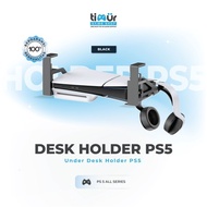 Metal Under Desk Holder Mount Horizontal PS5 Under Desk Mount