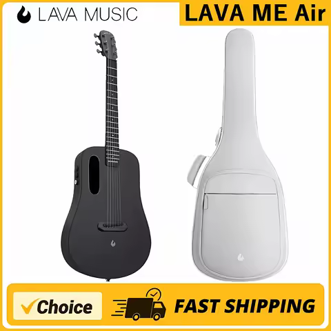 LAVA ME AIR Acoustic Electric Guitar,Thin and Light SPRUCE Guitars with FreeBoost Magnetic Effect