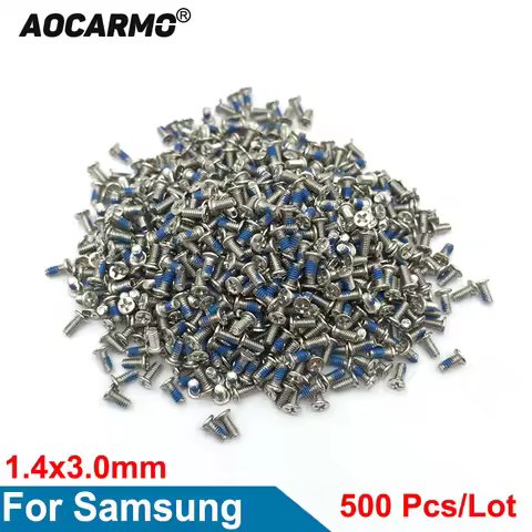 Aocarmo 500Pcs/Lot For Samsung Galaxy S3 S4 S5 S6 S7 Note3 Note4 Note5 Inside Motherboard Frame Scre