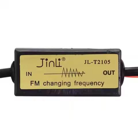 Durable Plastic Car FM Expander 12V Black Car Frequency Expande FM 76-90 Mhz FM Converter for SONY/K
