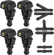 X AUTOHAUX 4pcs Car Front Windshield Washer Nozzles Kit for Ford F-150 2004-2014 3W7Z-17603-AA