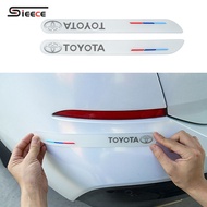 Sieece Transparent Car Bumper Protector Anti Collision Strip Car Accessories For Toyota Hilux Avanza Wish Yaris Innova Vios Veloz Rush Hiace Altis Alphard Camry